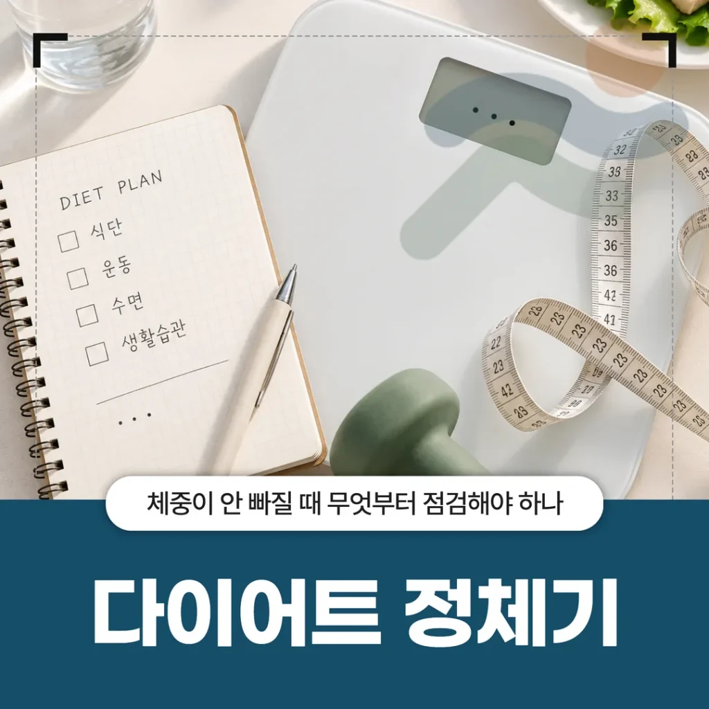다이어트 정체기, 체중이 안 빠질 때 무엇부터 점검해야 하나